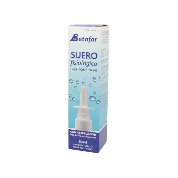 betafar suero fisiologico con nebulizador 60ml