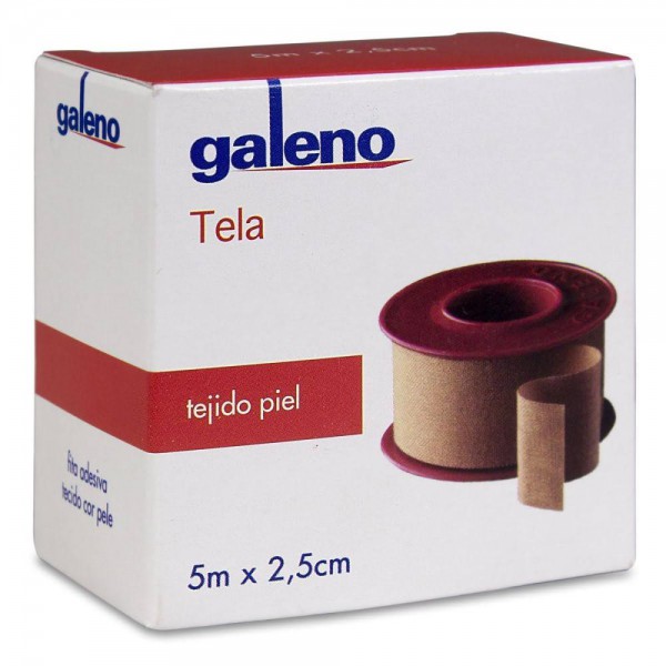 esparadrapo galeno tela piel 5 x 25 cm