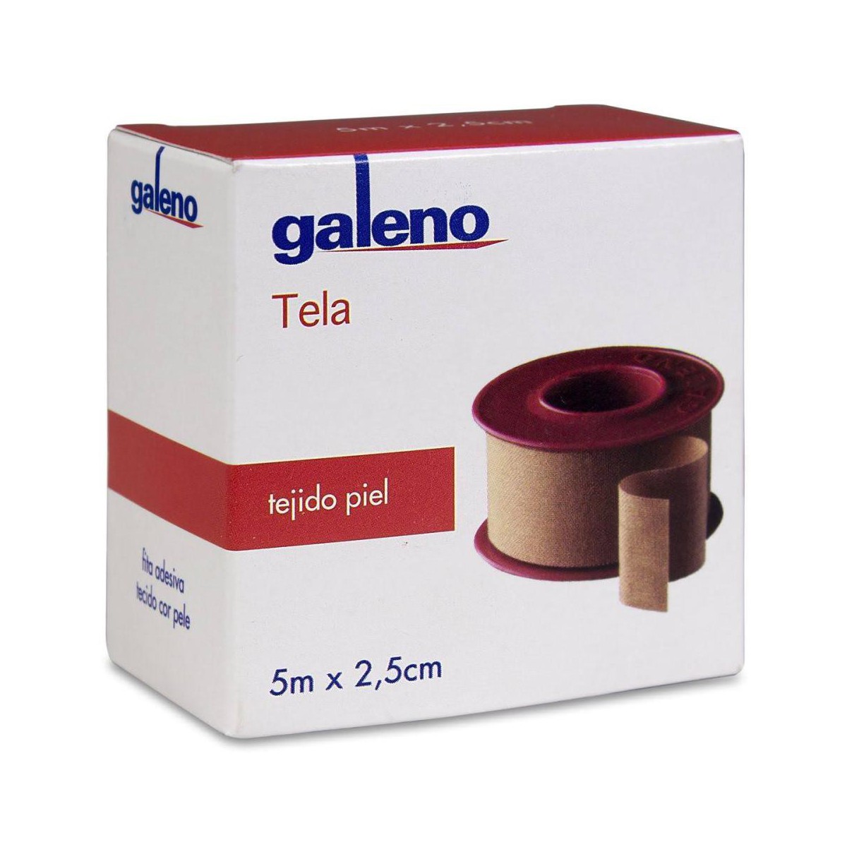 esparadrapo galeno tela piel 5 x 25 cm