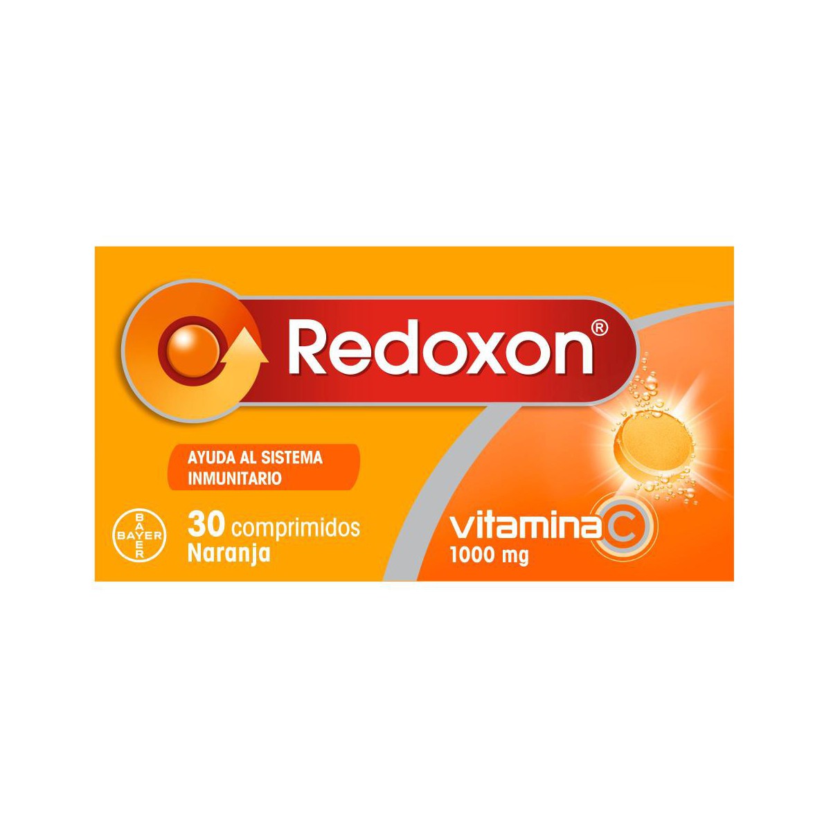 redoxon vitamina c 30 comprimidos efervescentes naranja