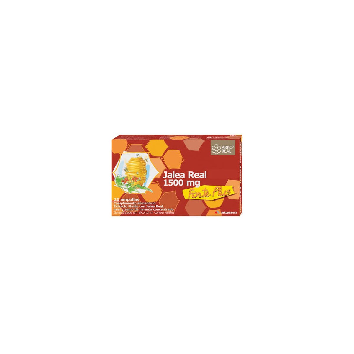 arkopharma jalea real 1500 mg forte plus 20 ampollas