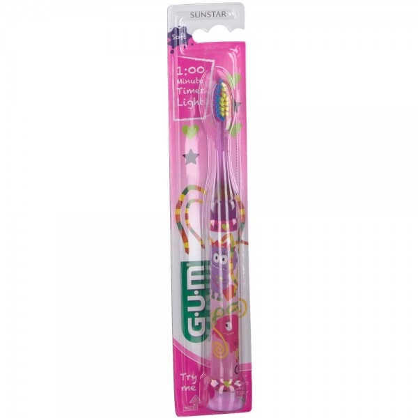 gum cepillo junior con luz monstruos